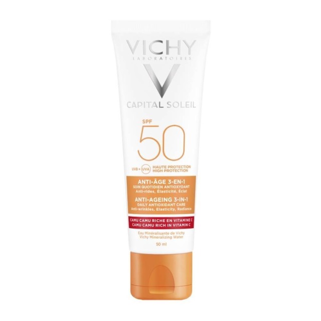 VICHY Ideal Soleil SPF50 Anti-ageing 3in1 Antioxidant Care 50ml