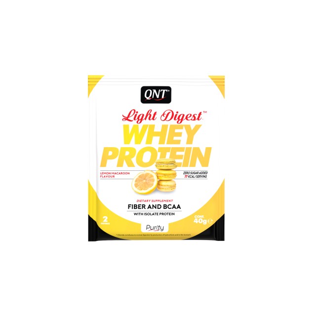 QNT Light Digest Whey Protein  Lemon Makaroon 40gr