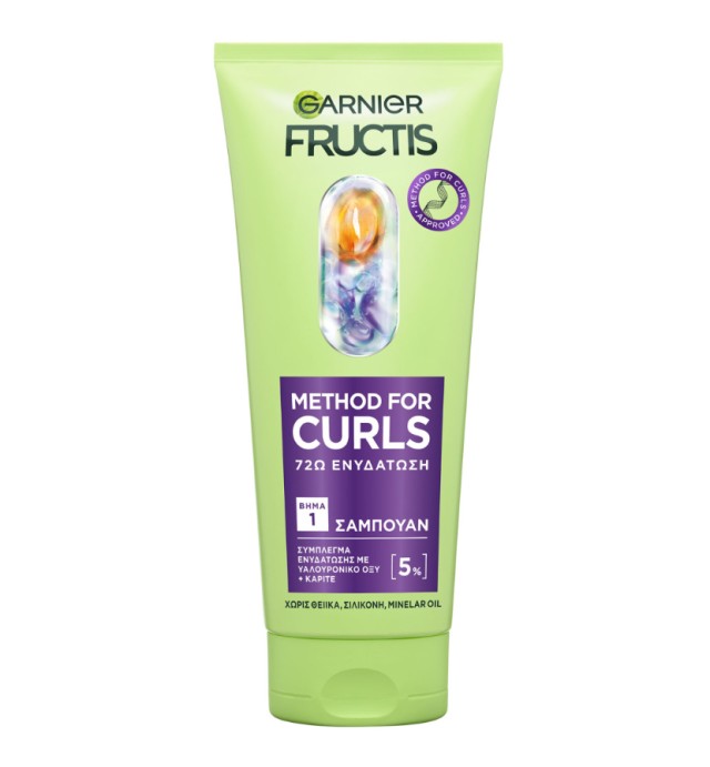 Garnier Fructis Method For Curls Shampoo 200ml