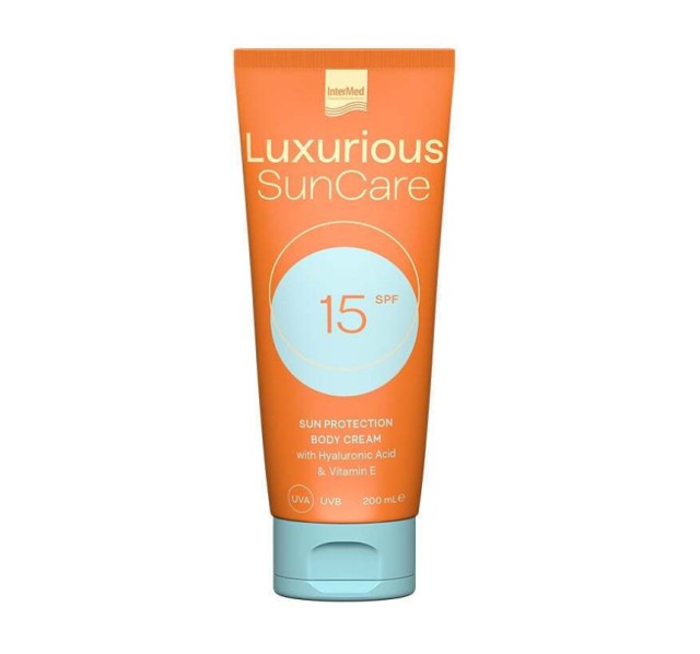 Intermed Luxurious SunCare SPF15 Sun Protection Body Cream 200ml