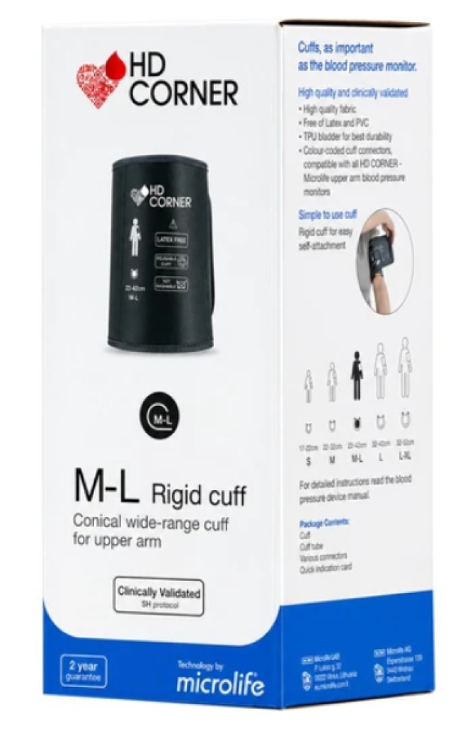 Microlife Rigid cuff Blood pressure cuff Size M/L 22-42cm 1Piece