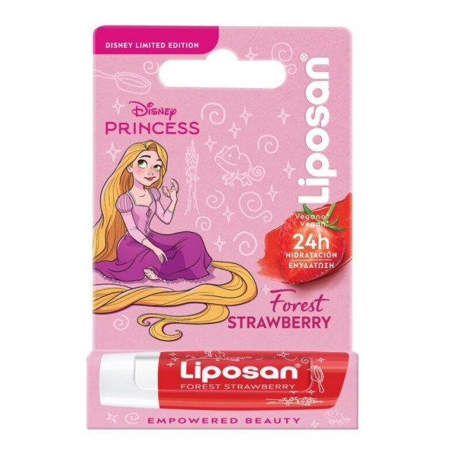 Liposan Empowered Beauty Disney Princess Lip Balm Forest Strawberry 4,8gr