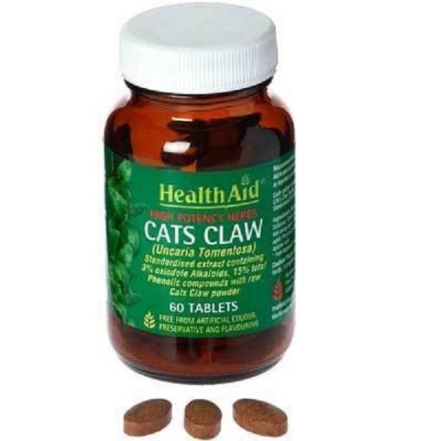 HEALTH AID CAT'S CLAW BARK EXTRACT TABLETS 60'S