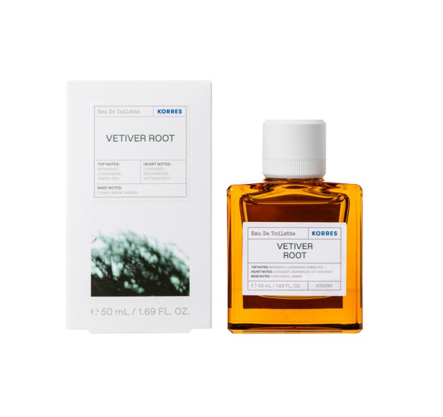 Korres Eau de Toilette Vetiver Root Ανδρικό Άρωμα 50ml