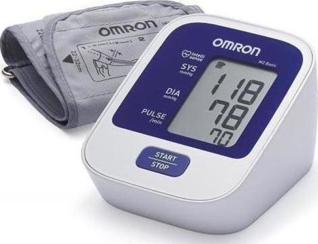 OMRON M2 Basic Ψηφιακό Πιεσόμετρο Μπράτσου Μοντέλο 2015 (HEM7120)