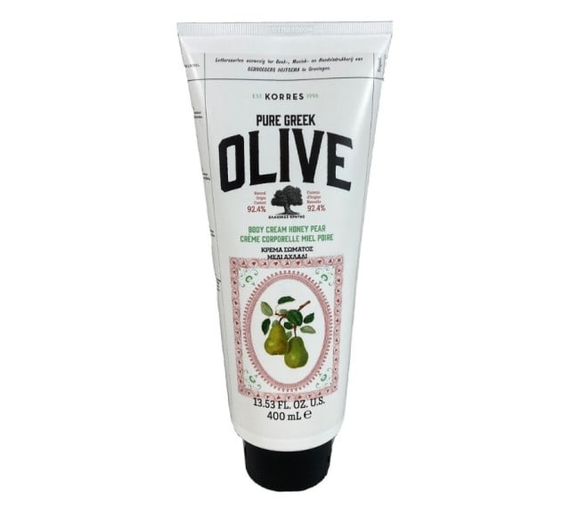 Korres Pure Greek Olive Body Cream Honey Pear Creme Corporelle Miel Poire Κρέμα Σώματος Μέλι - Αχλάδι 400ml