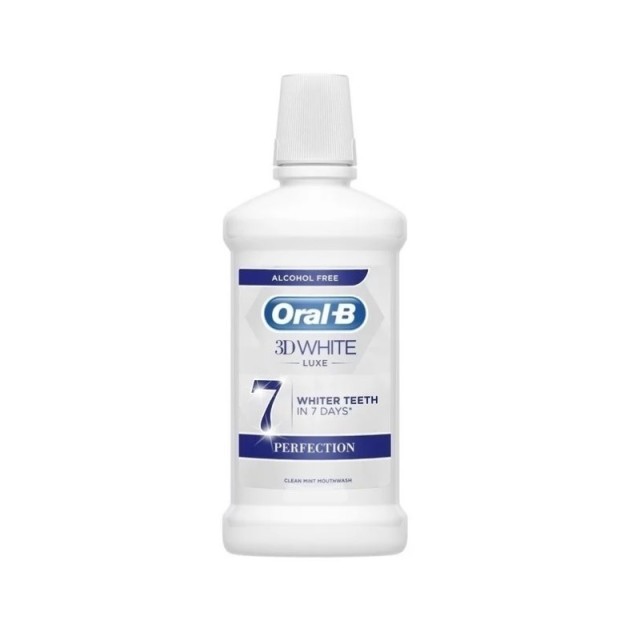 ORAL-B 3D White Luxe 7 days Perfection Στοματικό Διάλυμα 500ml