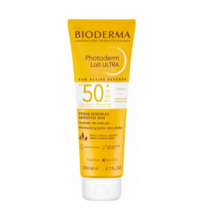 Bioderma Photoderm Lait Ultra Moisturising Lotion SPF50+ Unfragranced 200ml