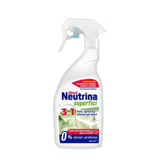 Exent Neutridina Superfici 3in1 Spray για τις επιφάνειες 500ml 1τμχ