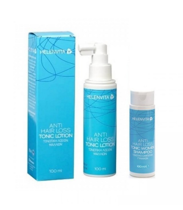 Helenvita Set Anti Hair Loss Tonic Lotion 100ml + Δώρο Anti Hair Loss Tonic Women Shampoo 100ml