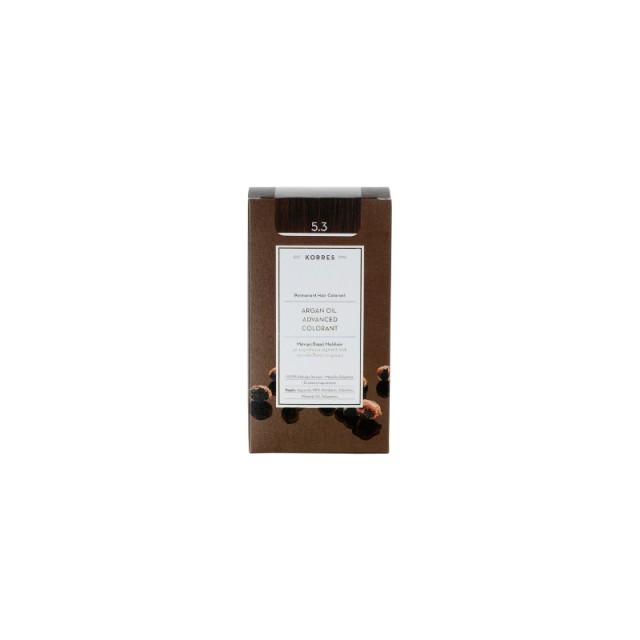Korres Argan Oil Advanced Colorant 5.3 Καστανό Ανοιχτό Μέλι 50ML