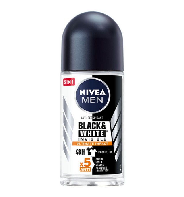 NIVEA MEN Deo Black & White Ultimate Impact Roll-on Αντρικό 50ml  NEO