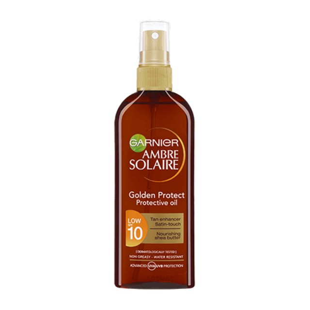 Garnier Ambre Solaire Λάδι Μαυρίσματος SPF10 150ml