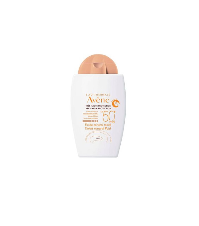 Avene Eau Thermale Mineral Tinted SPF50+ Sun Fluid Solaire 40ml