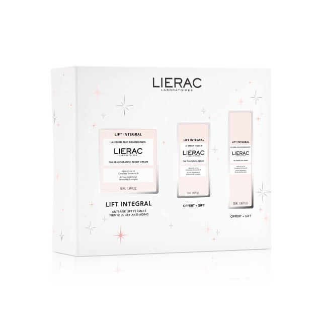 Lierac Set Lift Integral The Regenerating Night Cream 50ml & Δώρο The Tightening Serum 15ml & Δώρο The Firming Day Cream 25ml