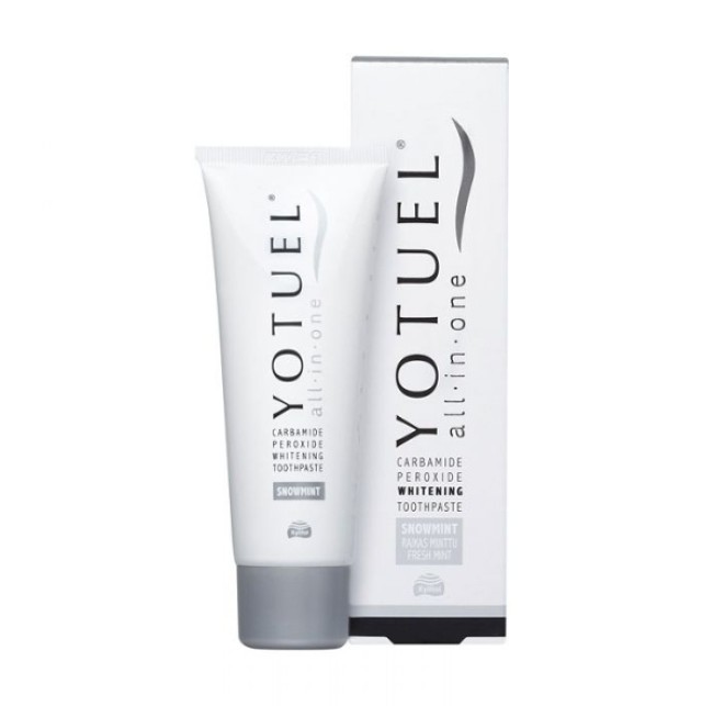 Yotuel All-In-One Snowmint Λευκαντική Οδοντόκρεμα 75ml
