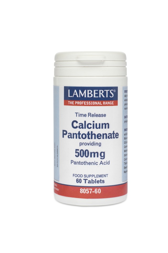 Lamberts Calcium Pantothenate 500Mg 60Tabs