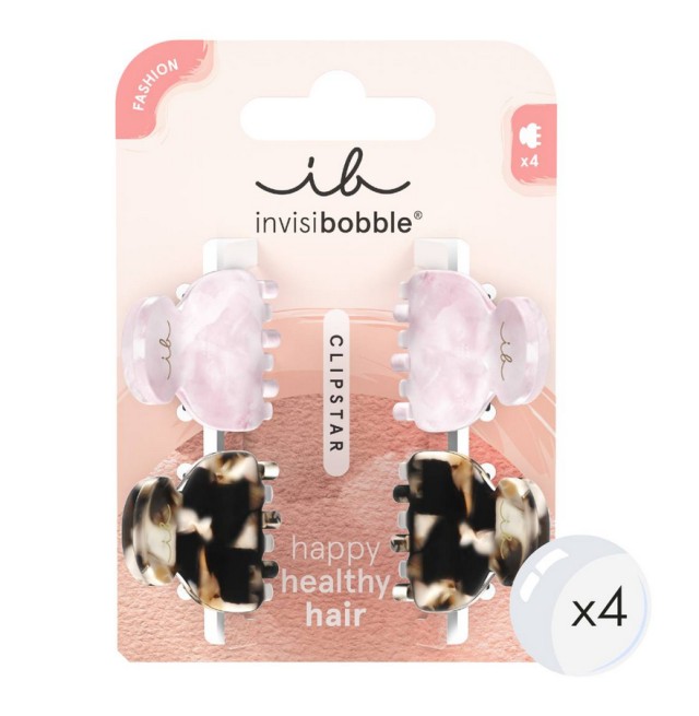 Invisibobble Clipstar Petit Four 4τμχ