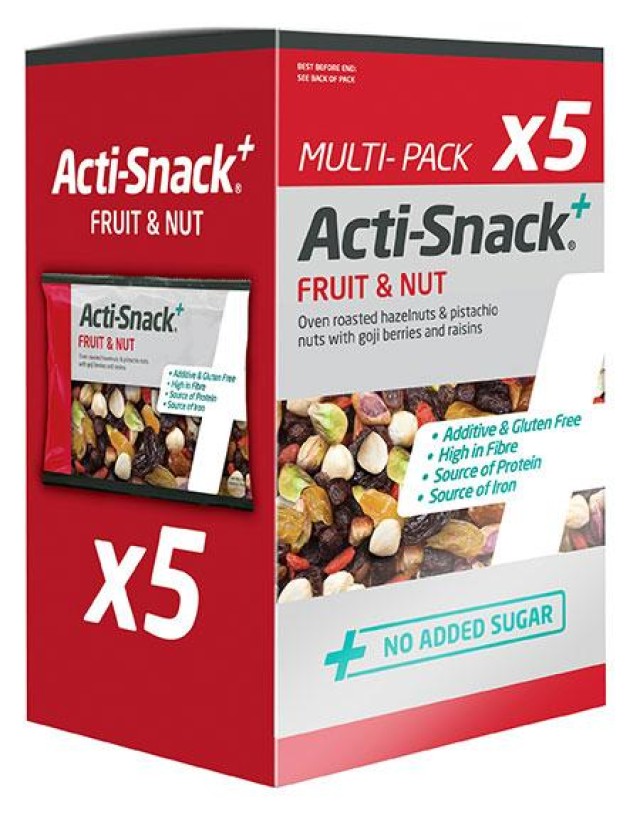 AM HEALTH Acti-Snack ΦΡΟΥΤΑ & ΞΗΡΟΙ ΚΑΡΠΟΙ Multi Pack 5x35GR