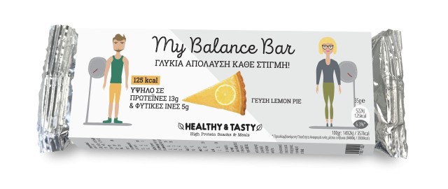 Power Health Healthy & Tasty My Balance Bar με Γεύση Lemon Pie 35gr
