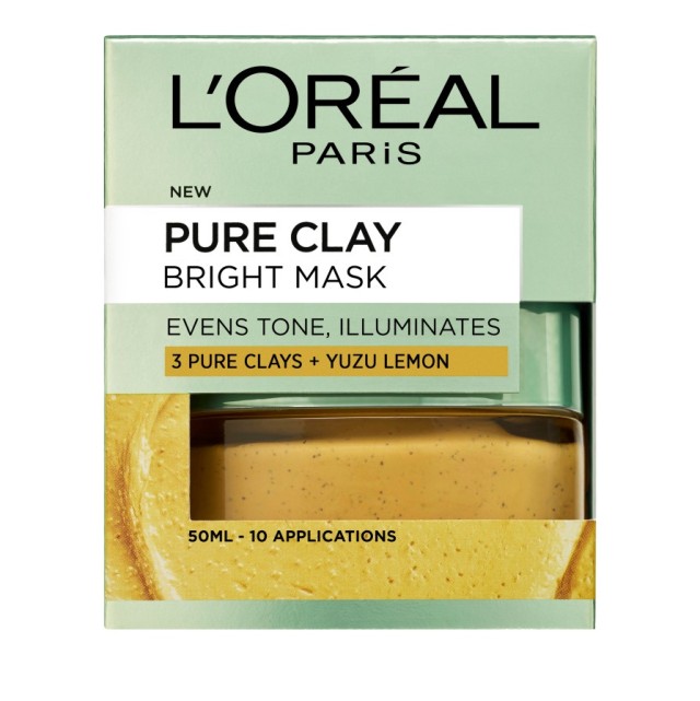 L'Oreal Paris Pure Clay Bright Mask 50ml