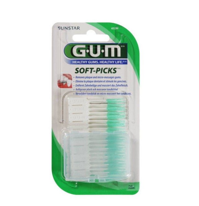 GUM 632 ΜΕΣΟΔΟΝΤΙΑ SOFT-PICKS REGULAR 50ΤΜΧ