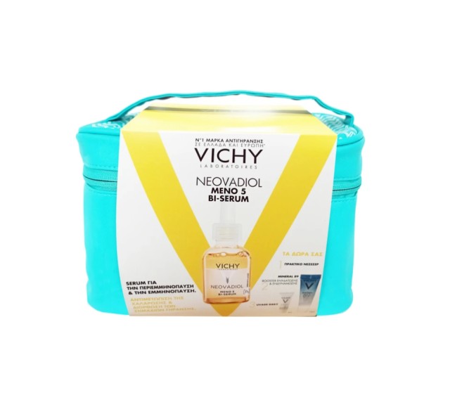 Vichy Set Meno 5 BI Serum + Δώρο Capital Soleil SPF50 Uv-Age 3ml + Mineral 89 10ml + Νεσεσέρ 1τμχ