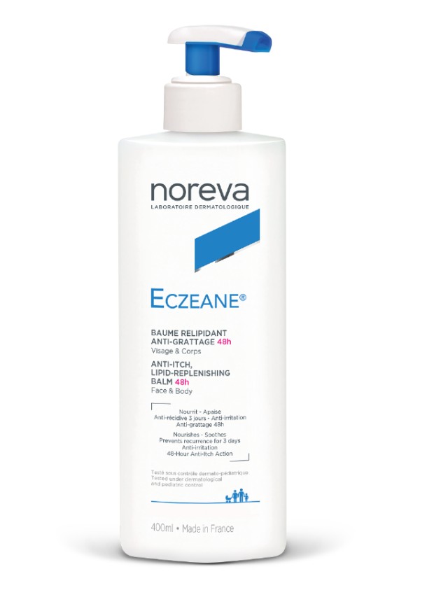 Noreva Eczeane Anti-Itch Lipid Replenishing Balm 48h Face & Body 400ml