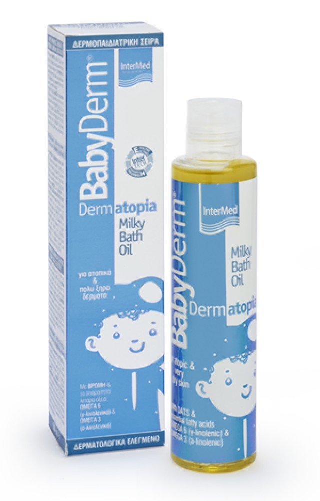 Intermed Babyderm Dermatopia Milky Bath Oil 200ml