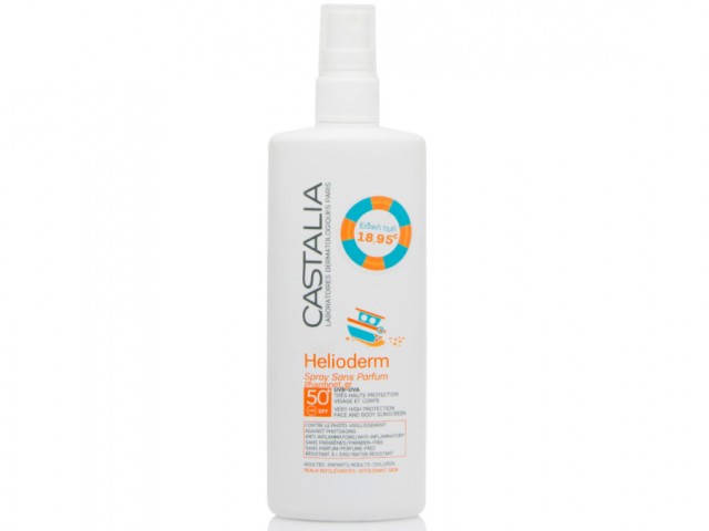 CASTALIA HELIODERM KIDS Face & Body Spray Sans Parfum SPF 50+ 200ml