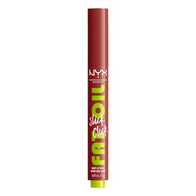 Nyx Professional Make Up Fat Oil Slick Click Shiny Lip Balm 04 Going Viral 2gr