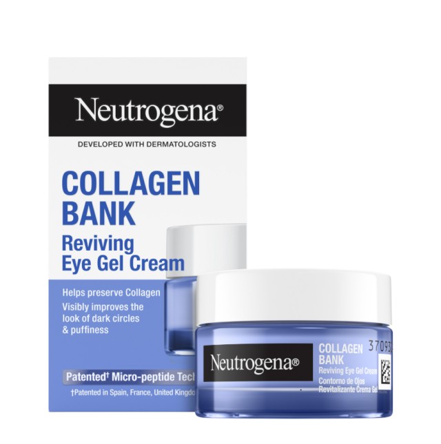 Neutrogena Collagen Bank Reviving Eye Gel Cream Αναζωογονητική Κρέμα Gel Ματιών 15g
