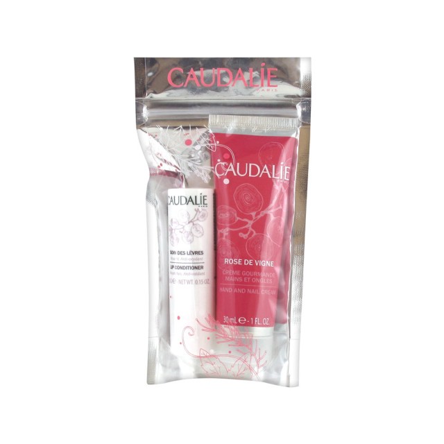 Caudalie Winter Duo Rose de Vigne Set 30ml & Lip Conditioner 4,5gr