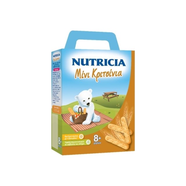 Nutricia Βρεφικά Μίνι Κριτσίνια 8m+ 180gr