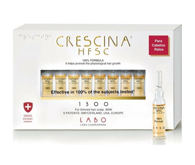 Crescina HFSC Transdermic 1300 Man For Thinning Hair 20x3,5ml