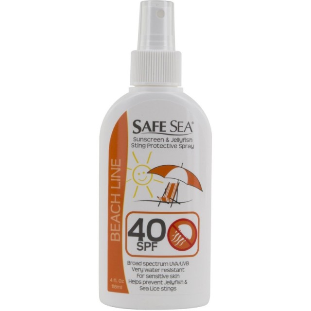Safe Sea Sunscreen & Jellyfish Sting Protective Spray SPF40 118ml