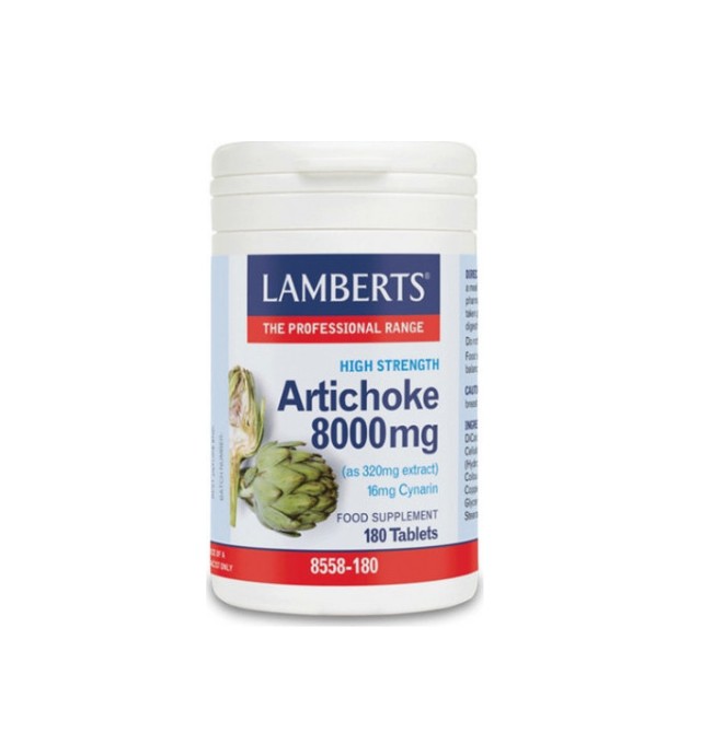 LAMBERTS IBISENE ARTICHOKE 8000MG 180TABS