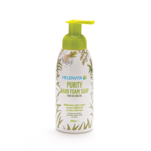 Helenvita Purity Hand Foam Soap With Tea Trea Oil 400ml