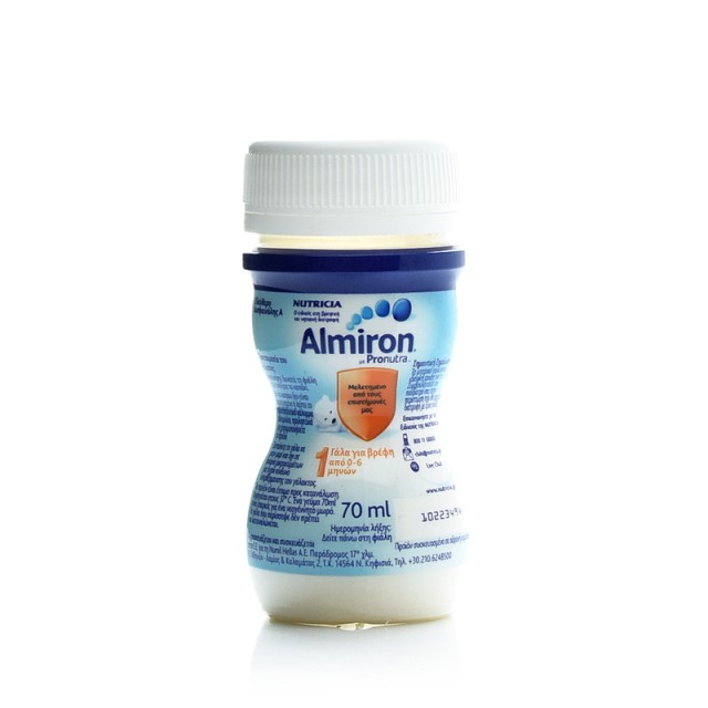 Nutricia Almiron 1 Γάλα σε Υγρή Μορφή για Βρέφη από 0-6 μηνών 24x70ml