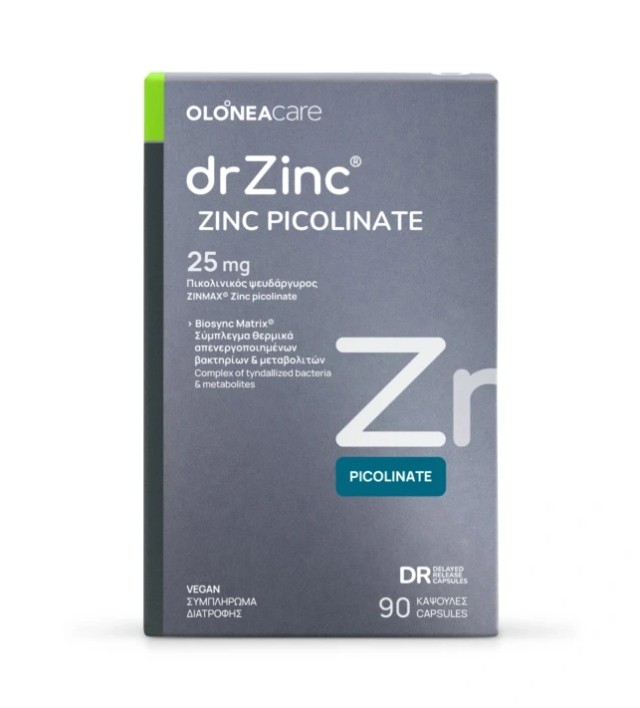 Olonea Dr Zinc Zinc Picolinate 25mg 90Caps