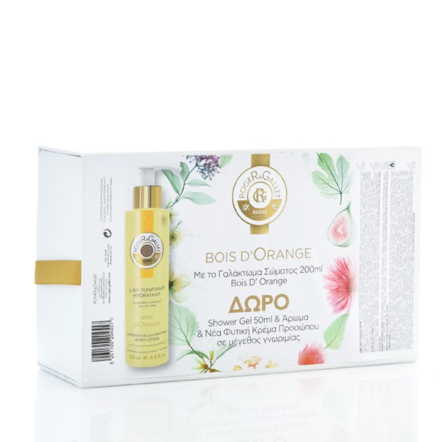 Roger & Gallet Promo Bois D'Orange Invigorating & Hydrating Body Lotion 200ml + Δώρο Shower Gel 50ml + Parfum 1,2ml & Aura Mirabilis Cream 2ml
