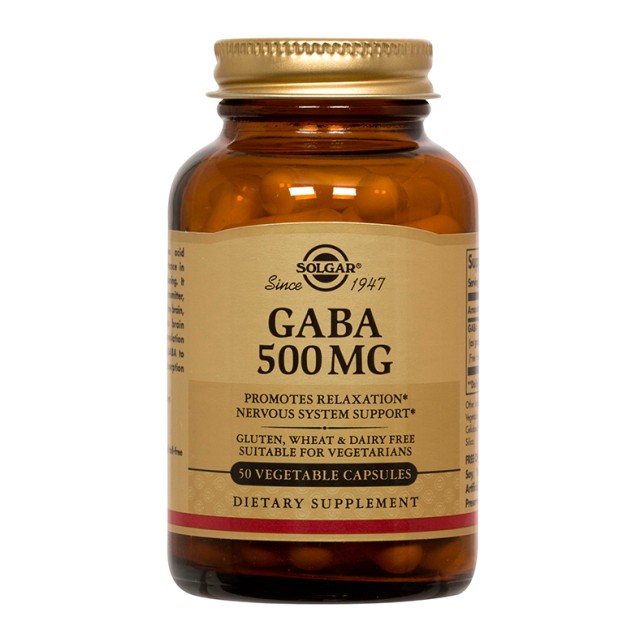 SOLGAR GABA 500MG 50VCAP