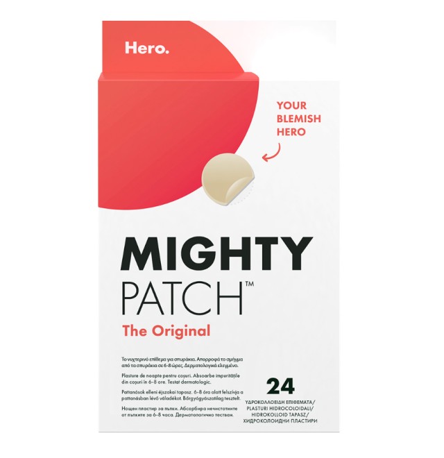 Hero Mighty Patch The Original Anti-Pimple Επιθέματα για Σπυράκια 24τμχ
