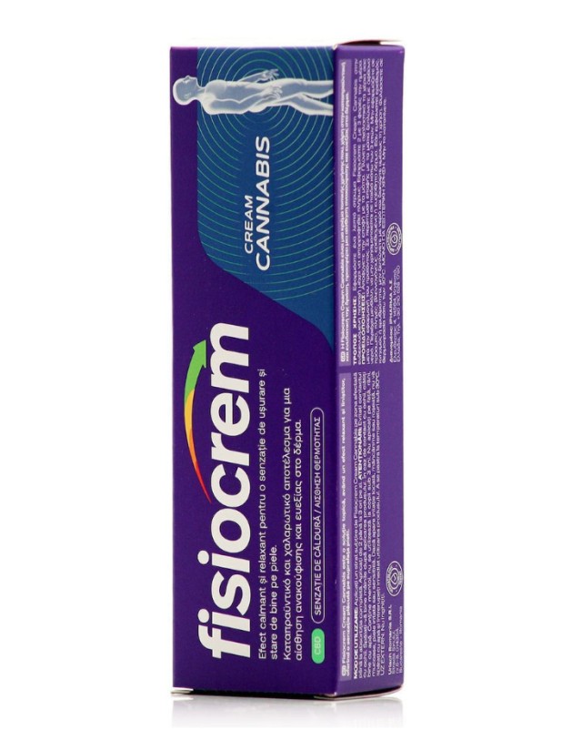 Fisiocrem Cream Cannabis Κρέμα Τοπικής Χρήσης για Αίσθηση Ανακούφισης & Ευεξίας 200ml