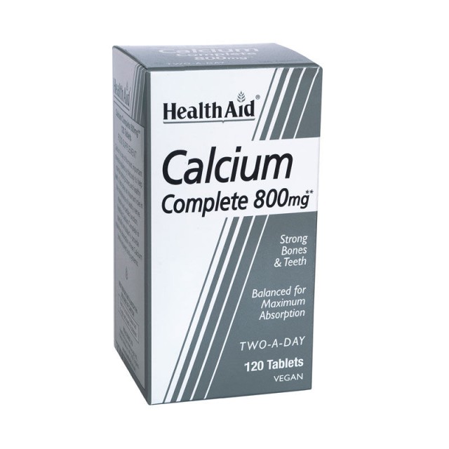 HEALTH AID BALANCED CALCIUM COMPLETE 800MG TABLETS 120'S