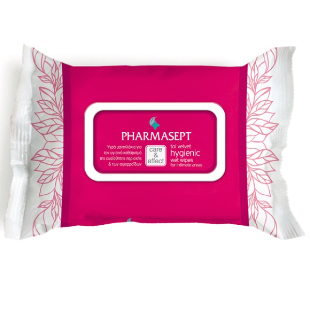 PHARMASEPT Tol Velvet Hygienic Wet Wipes 30τμχ.