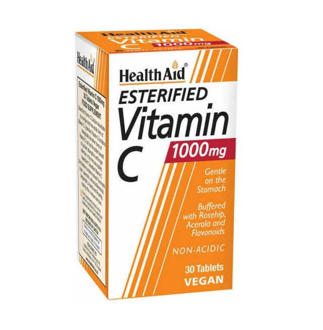 Health Aid Esterified Vitamin C 1000mg Vegan 30caps