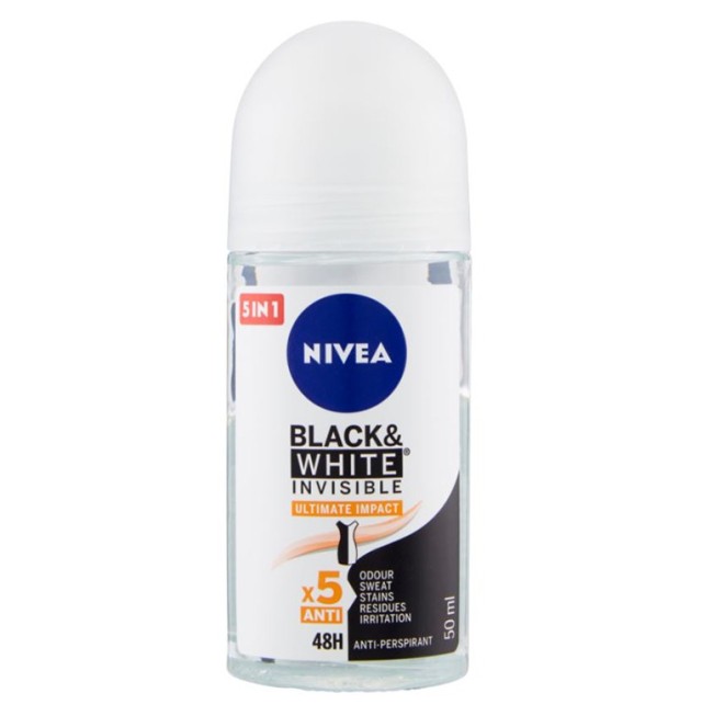 NIVEA Deo Black & White Ultimate Impact Roll-On Γυναικείο 50ml  NEO