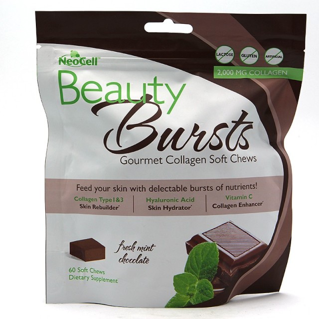 Neocell Beauty Bursts Collagen σοκολάτα μέντα 60 παστίλιες