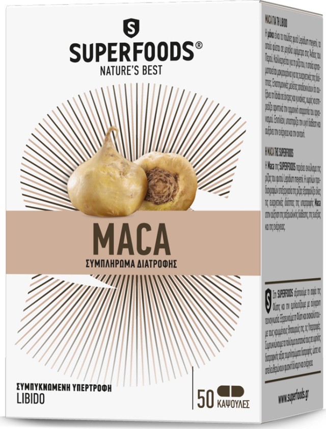 SUPERFOODS MACA EUBIAS 50CAPS